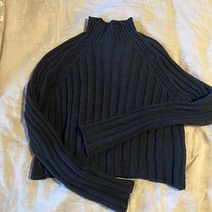 American eagle mocked neck sweater
